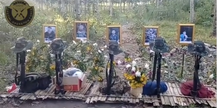 တောင်စွန်းတိုက်ပွဲတွင် တိုင်းပြည်အတွက် အသက်ပေးလှူခဲ့ကြသည့် သူရဲကောင်း ၆ ဦးအား အမိန့်ပြန်