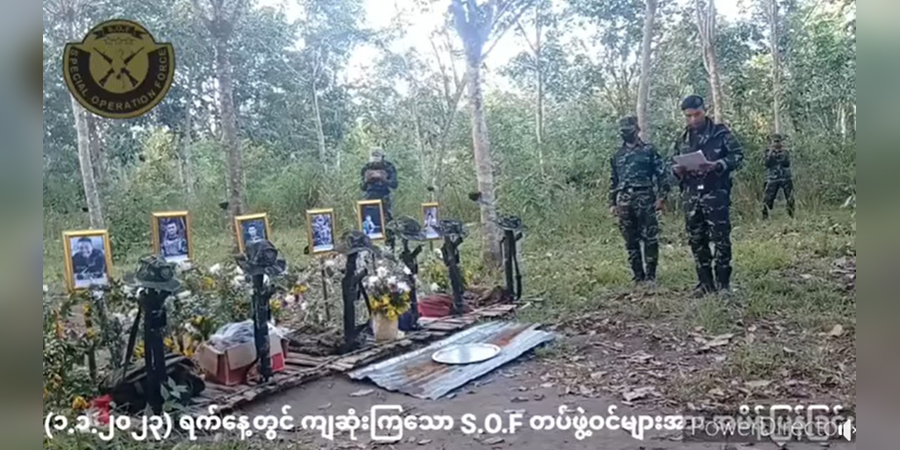 တောင်စွန်းတိုက်ပွဲတွင် သူရဲကောင်း ၆ ဦး တိုင်းပြည်အတွက် အသက်ပေးလှူ