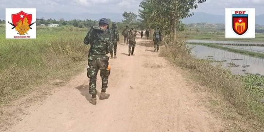 ထန်းတပင်မြို့နယ်ရှိ စစ်ကောင်စီတပ်စခန်းကို PDF က စီးနင်းတိုက်ခိုက်
