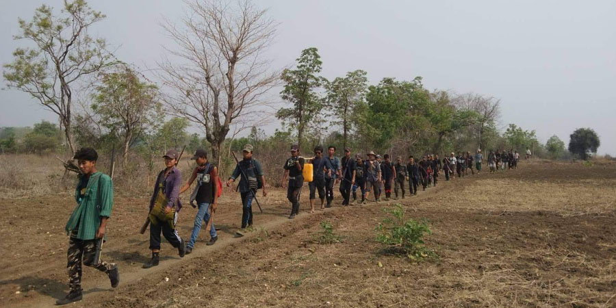 ဆိပ်ဖြူ၊ ပုလဲနှင့် မုံရွာမြို့နယ်တို့တွင် စစ်ကောင်စီတပ်နှင့် ပျူစောထီးများ တိုက်ခိုက်ခံရ