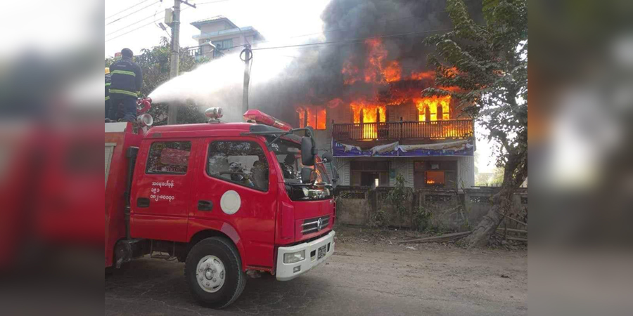 သီပေါတွင် ဖယောင်းတိုင် မီးပူဇော်ရာမှ နေအိမ်မီးလောင်ပြီး လေဖြတ်နေသူတဦး သေဆုံး