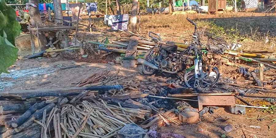 မိုးဗြဲတွင် စစ်တပ်က လက်နက်ကြီးပစ်ခတ်သဖြင့် စစ်ရှောင်အမျိုးသမီး ၁ ဦးသေဆုံး