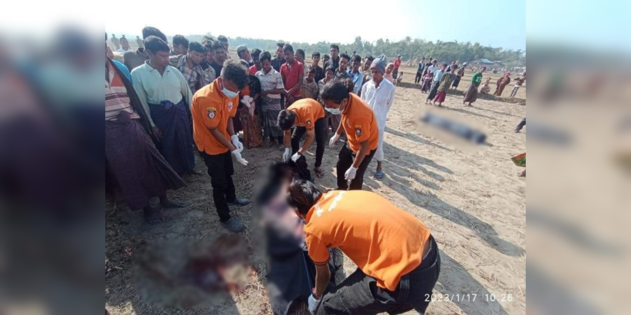 စစ်တွေမြို့နယ်တွင် ၄ လောင်းပြိုင် လူသတ်မှုဖြစ်