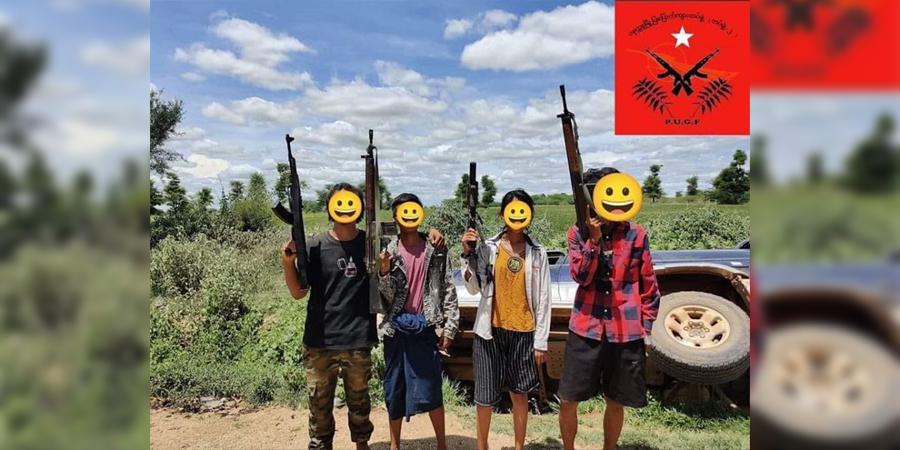 ရဲဝံ့စွန့်စားရှေ့တန်းမှ ပြောက်ကျားတော်လှန်ရေးရဲမေများ