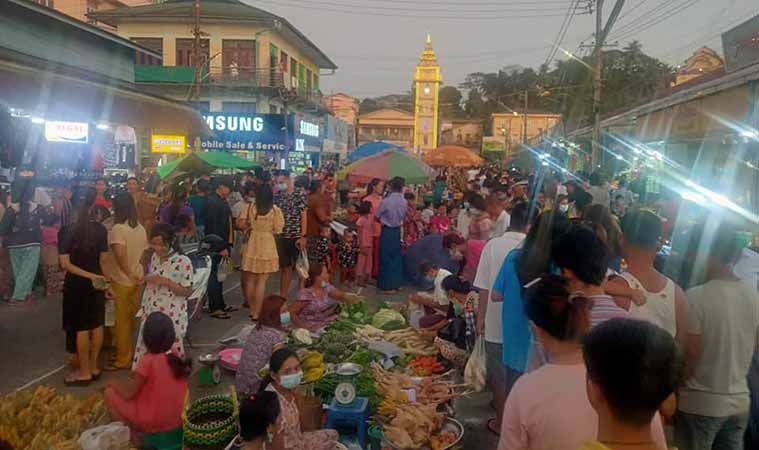 မြိတ်မြို့ တရုတ်ညဈေးပွဲကို စစ်ကောင်စီက လုံခြုံရေးအကြောင်းပြချက်ဖြင့် ရပ်နားခိုင်း