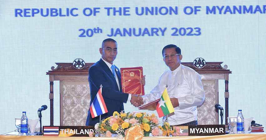 မြန်မာစစ်တပ်နှင့်ထာဝရမိတ်ဆွေကောင်းဖြစ်ရေး ဆက်ကြိုးပမ်းမည်ဟု ထိုင်းစစ်ဦးစီးချုပ် ပြော