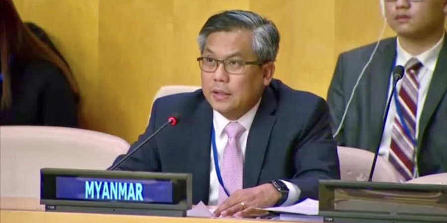 R2P အရ အရေးယူဆောင်ရွက်ရန် ကုလသမဂ္ဂကို မြန်မာသံအမတ်ကြီး ထပ်မံတောင်းဆို