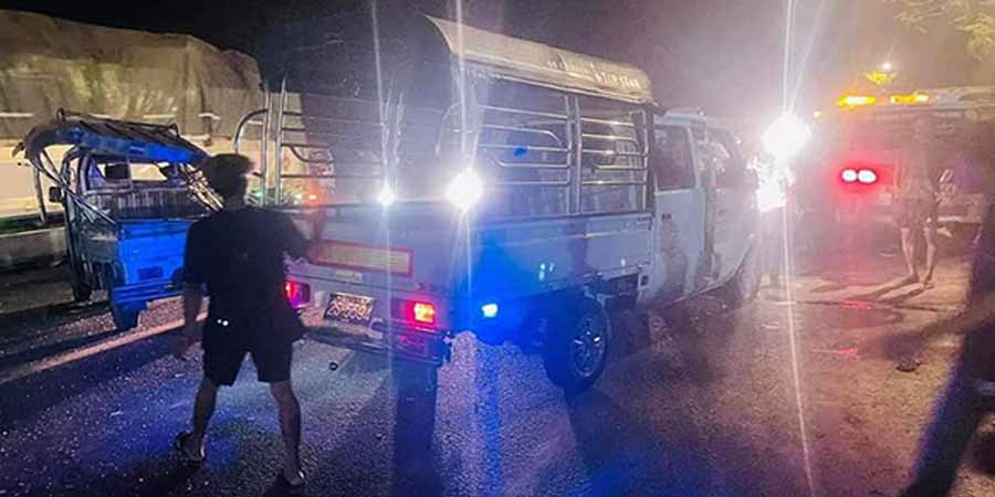 အမှတ် ၃ လမ်းမကြီးတွင်  ၂ ရက်ဆက် ယာဉ်တိုက်မှုဖြစ်၊  ၂ ဦး သေဆုံးပြီး ၅ ဦး ဒဏ်ရာရ