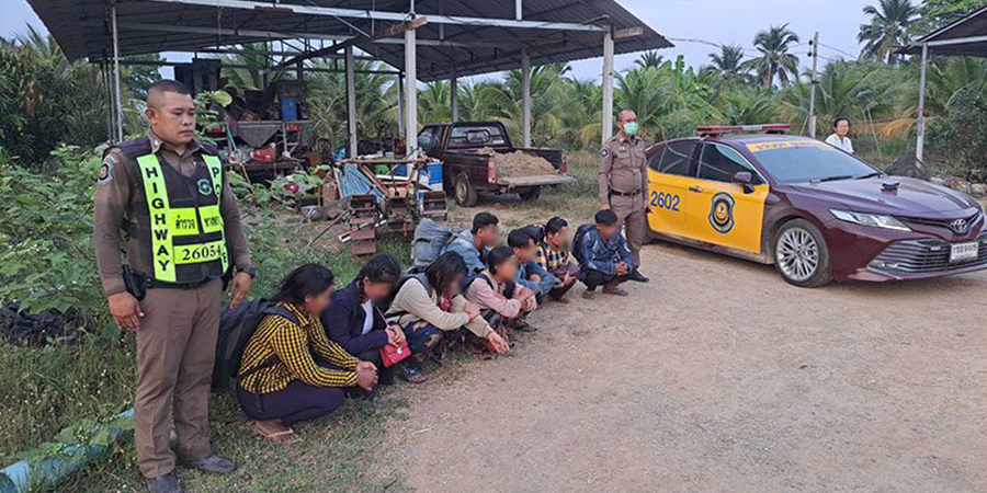 ထိုင်းနိုင်ငံတွင် တရားမဝင် ဝင်လာသည့် မြန်မာ ၄၅ ဦး နှင့် ထိုင်းယာဉ်မောင်း ၂ ဦး ဖမ်းဆီးခံရ