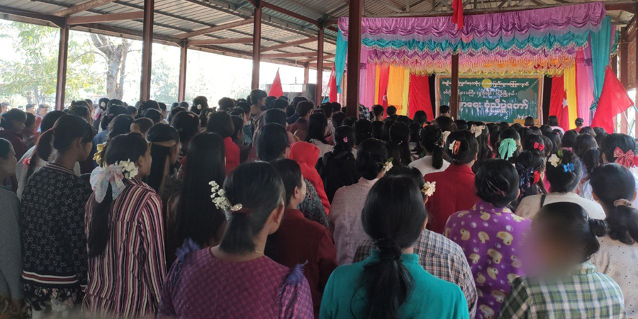 ခင်ဦးမြို့နယ်၌ NUG အခြေခံပညာ ဖက်ဒရယ်ကျောင်း ပညာရေးစုံညီပွဲတော် ကျင်းပ (ဓာတ်ပုံ)