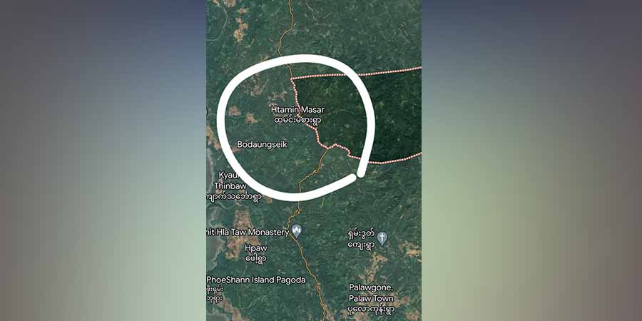 ပုလောမြို့နယ်နှင့် ရေးမြို့နယ်တို့တွင်  တိုက်ပွဲဖြစ်