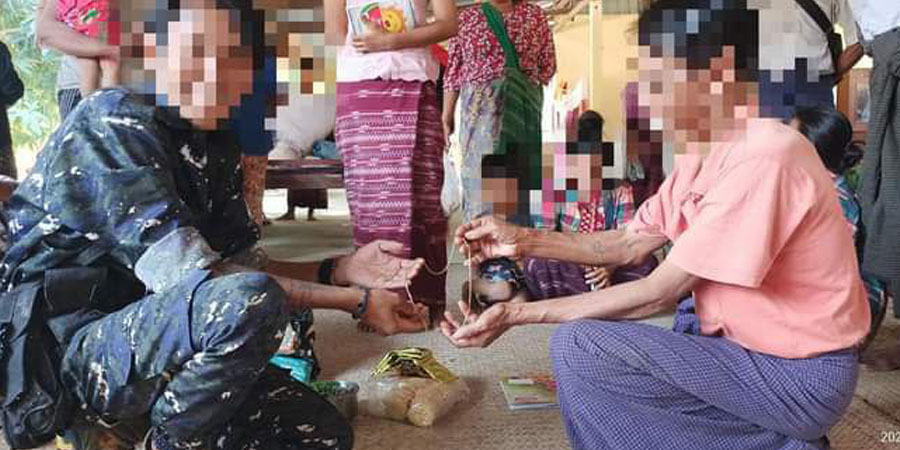 မြောင်မြို့နယ်တွင် ရွာသားများက PDF ကို ငွေကျပ် သိန်း ၁၈၀ နှင့် ရွှေများလှူဒါန်း