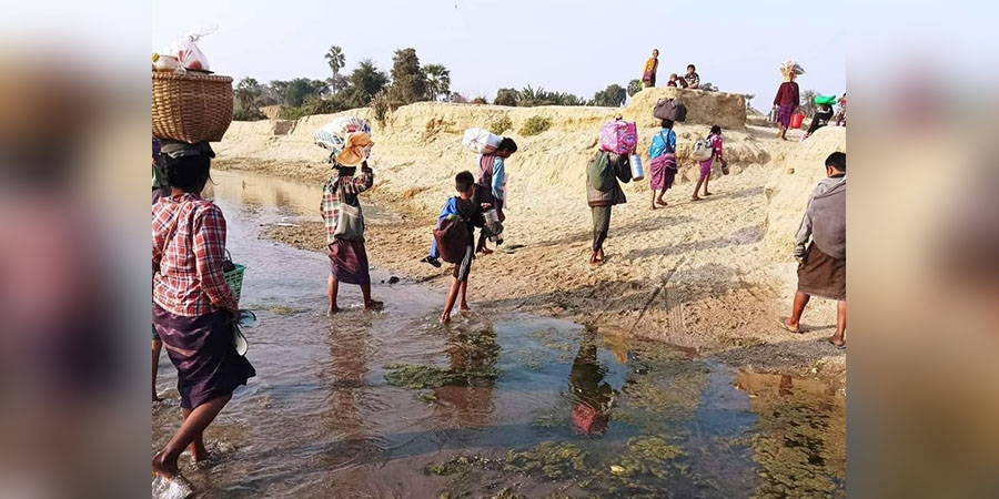 ဆိပ်ဖြူ၊ မြိုင်၊ ပေါက်၊ ပုလဲ နှင့် ကလေးမြို့နယ်တို့တွင် စစ်တပ်နှင့် ပျူစောထီးက ရွာသားများကို အကြမ်းဖက် ပစ်ခတ်၊ ရွာမီးရှို့၊ ပြည်သူပိုင်ပစ္စည်းခိုး