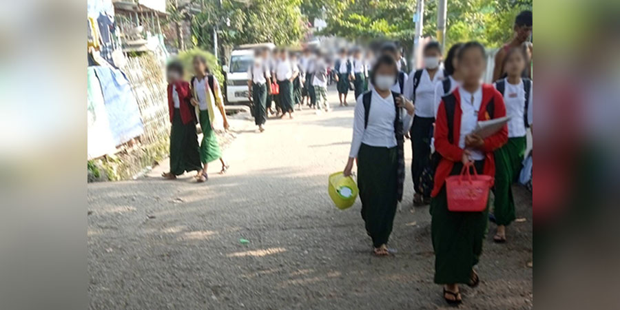 ၁၀ တန်းစာမေးပွဲ ဖြေဆိုခွင့်ကတ်များထုတ်ယူရန် စစ်ကောင်စီလက်အောက်ခံ စာစစ်ဌာန ကြေညာ