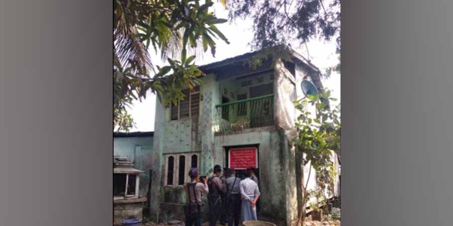 ဒလမြို့နယ် ကမာကဆစ်ရပ်ကွက်ရှိ နေအိမ် ၁ လုံးကို စစ်ကောင်စီတပ်က ချိတ်ပိတ်