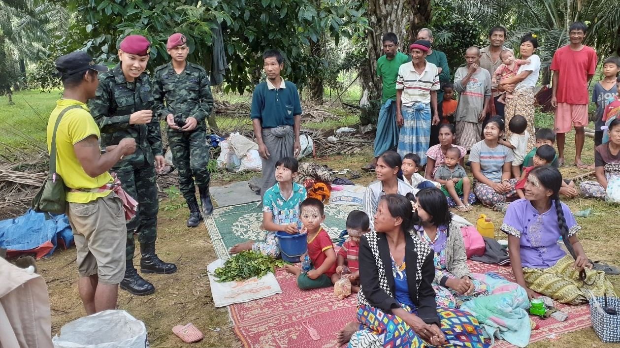 မြန်မာဘက်တွင်တိုက်ပွဲဖြစ်ပွားသဖြင့် ရွာသား ၁၀၀ ကျော် ထိုင်းနိုင်ငံ ရနောင်းဘက် တိမ်းရှောင်