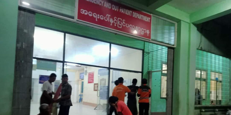 စစ်တွေတွင် သမီးရည်းစားချိန်းတွေ့နေချိန် ဓားထိုးခံရ