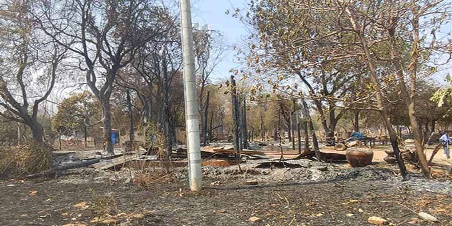 အရာတော်မြို့နယ် မင်းရွာကို စစ်ကောင်စီတပ်ဝင်ရောက်မီးရှို့၊ အိမ်ခြေ ၁၄၀၀ ကျော် ဆုံးရှုံး