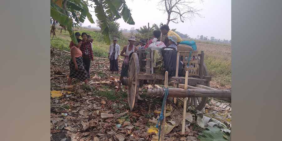 ကေအန်ယူနယ်မြေတွင် စစ်အုပ်စုက လက်နက်ကြီးဖြင့် ပစ်ခတ်၊ ဒေသခံ ၆၀၀ ကျော် တိမ်းရှောင်