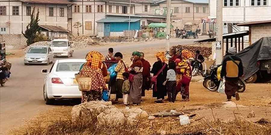 ရှမ်းပြည်နယ် ပင်လောင်းတွင် တိုက်ပွဲပြင်းထန်၊ ပြည်သူ ၃,၀၀၀ ကျော် စစ်ဘေးရှောင်နေရ
