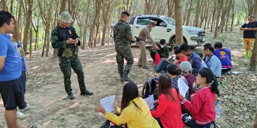 ကွန်တိန်နာကားအတွင်း လိုက်ပါလာသည့် မြန်မာနှင့် ရိုဟင်ဂျာ ၁၀၀ ကျော်ကို ထိုင်းရဲဖမ်းဆီး