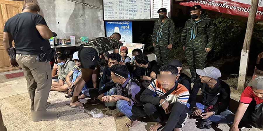 ထိုင်းတောင်ပိုင်း ချွန်းဖွန်းတွင် မလေးရှားသွားမည့်မြန်မာ ၁၅ ဦး အဖမ်းခံရ
