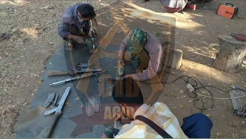 ACID Local PDFအဖွဲ့က အဆင့်မြင့် လက်လုပ်သေနတ်တမျိုးထုတ်လုပ်