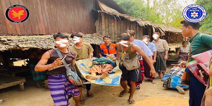 ရေးမြို့နယ်၌ စစ်တပ်က လက်နက်ကြီးဖြင့်ပစ်ခတ်သဖြင့် အသက် ၈၀ အရွယ် အဘွားအို ၁ ဦး ထိမှန် သေဆုံး