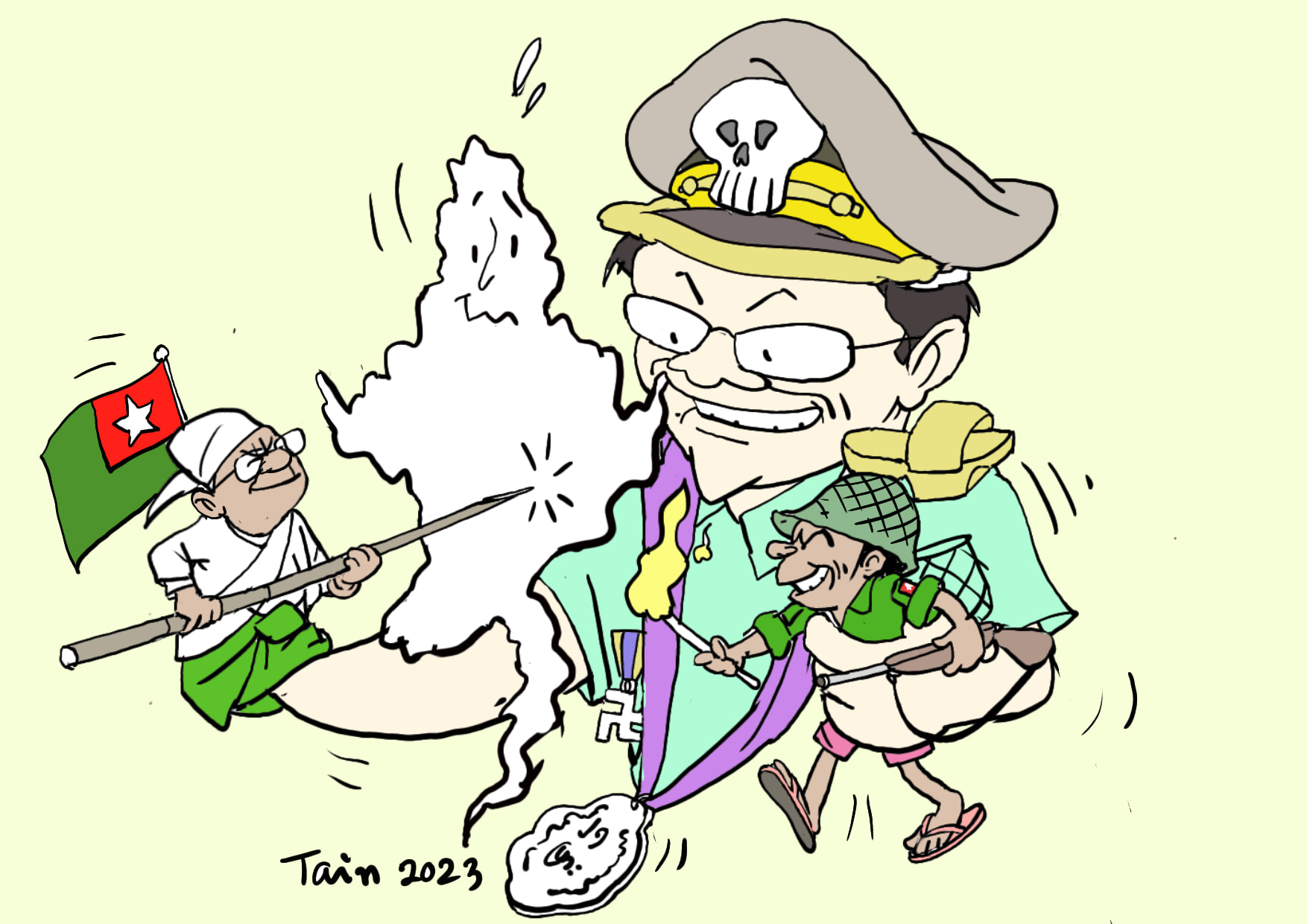 ဒီဗွီဘီ ကာတွန်း မောင်မောင်ဖောင်တိန်