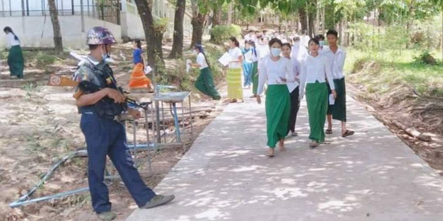တနင်္သာရီတိုင်းတွင် တက္ကသိုလ်ဝင်တန်းစာမေးပွဲ ဖြေဆိုမည့်သူ ယခင်နှစ်ထက်နည်းပါး
