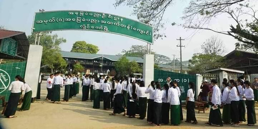 ကယားတွင် တက္ကသိုလ်ဝင်တန်းစာမေးပွဲဖြေသူ ၉၀၀ ကျော်ရှိပြီး စာစစ်ဌာန ၄ ခုသာ ဖွင့်လှစ်နိုင်