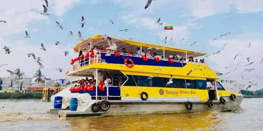 Yangon Water Bus ခြိမ်းခြောက်စာ အပို့ခံရသဖြင့် ခေတ္တရပ်နားမည်ဟု ကြေညာ