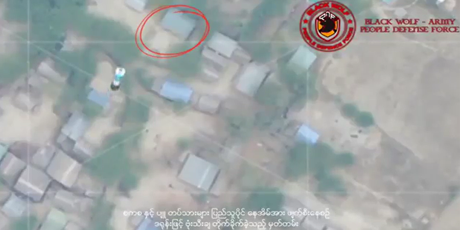 အင်းတော်၌ စစ်တပ်ယာဥ်တန်းတိုက်ခိုက်ခံရ၊ ဝက်လက်တွင် စစ်ကောင်စီတပ်နှင့် ပျူစောထီး ဒရုန်းဖြင့်တိုက်ခိုက်ခံရ