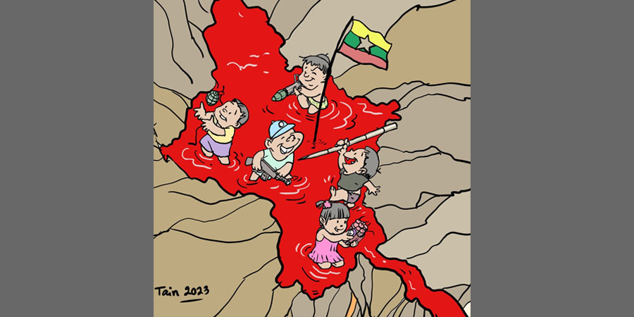ဒီဗွီဘီ ကာတွန်း မောင်မောင်ဖောင်တိန်
