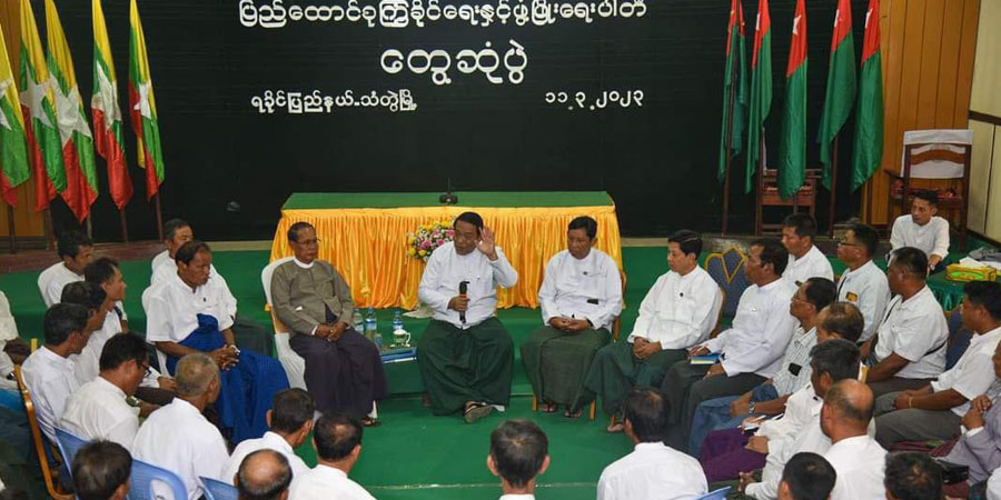 ကြံ့ခိုင်ရေးပါတီခေါင်းဆောင် ဦးခင်ရီ ရခိုင်ပြည်နယ်သို့ စည်းရုံးရေးဆင်း၊ မီဒီယာထောင်ချောက် သတိထားရန်ပြော