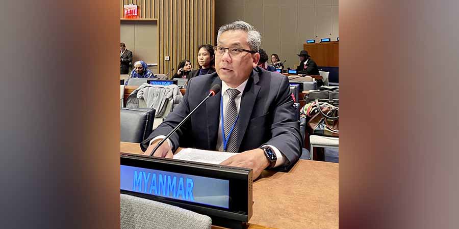 စစ်တပ်က အမျိုးသမီးများကို ဦးခေါင်းတည့်တည့်ချိန်၍ ရည်ရွယ်ချက်ရှိရှိ ပစ်ခတ်သတ်ဖြတ်ခဲ့ဟု သံအမတ်ကြီးက ကုလသမဂ္ဂတွင်တင်ပြ