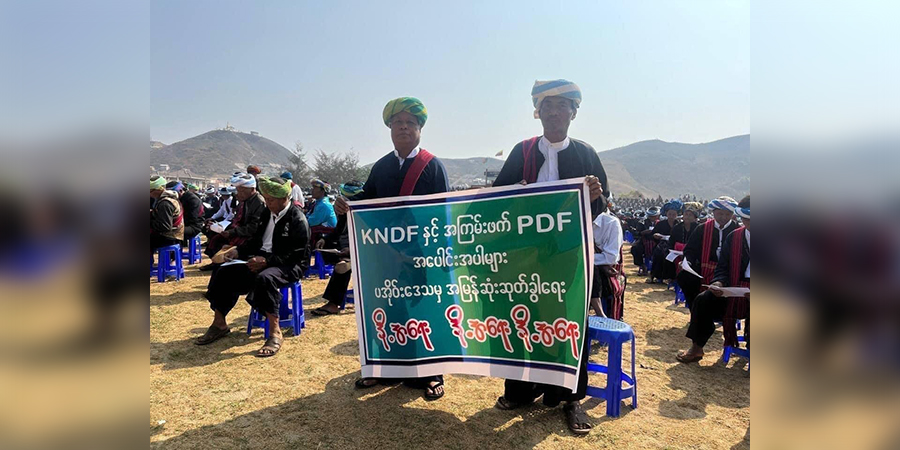 တောင်ကြီးမြို့၌ PDF အလိုမရှိကြောင်း ဆန္ဒပြရန် ပအိုဝ်းပြည်သူ့စစ်က ရွာသားများကို အတင်းအကျပ်စေခိုင်း