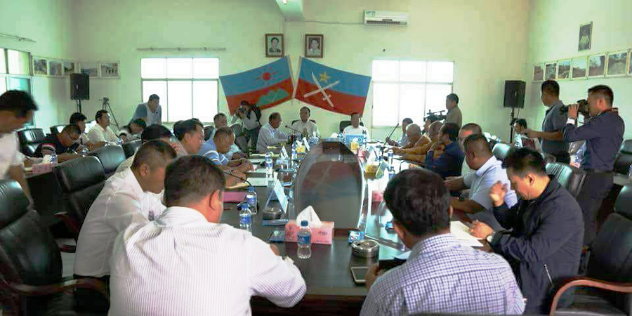 မြောက်ပိုင်းမဟာမိတ် တိုင်းရင်းသားလက်နက်ကိုင်အဖွဲ့များ ပန်ဆန်းတွင် တွေ့ဆုံဆွေးနွေး