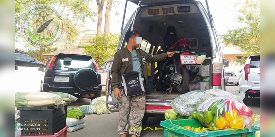 မယ်ဆိုင်မှ မြန်မာဘက်သို့ ဆိုင်ကယ်မှောင်ခိုကူးသည့် မြန်မာ ၂ ဦးအား ထိုင်းအာဏာပိုင်များ ဖမ်းဆီး