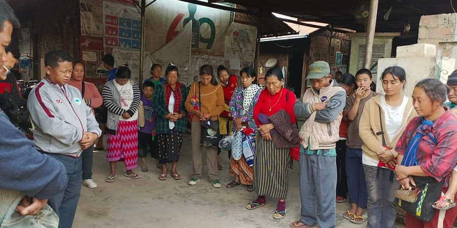 နမ့်ခမ်းမြို့က စစ်ဘေးဒုက္ခသည်အချို့ နေရပ်ပြန်