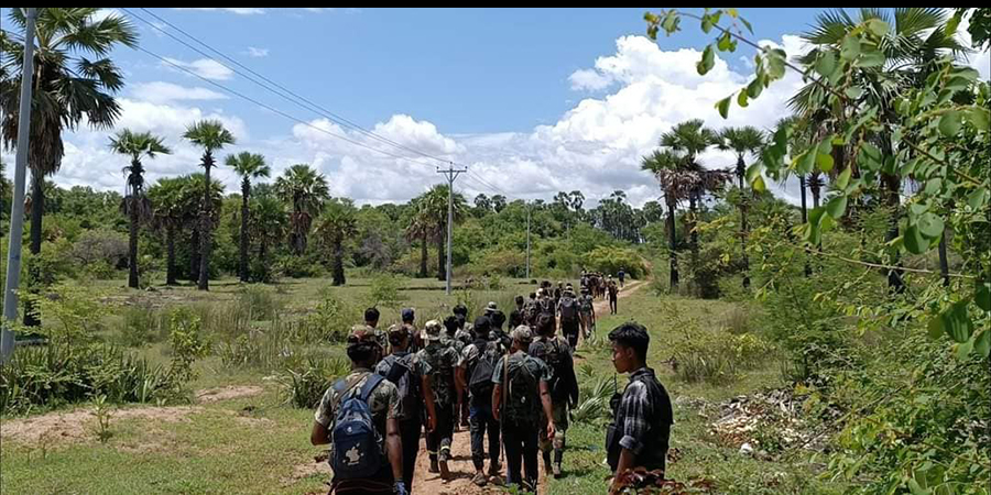 ရေစကြိုနှင့် ပေါက်မြို့နယ်တို့တွင် စစ်ကောင်စီစစ်ကြောင်းနှင့် ပျူစောထီးရွာ တိုက်ခိုက်ခံရ