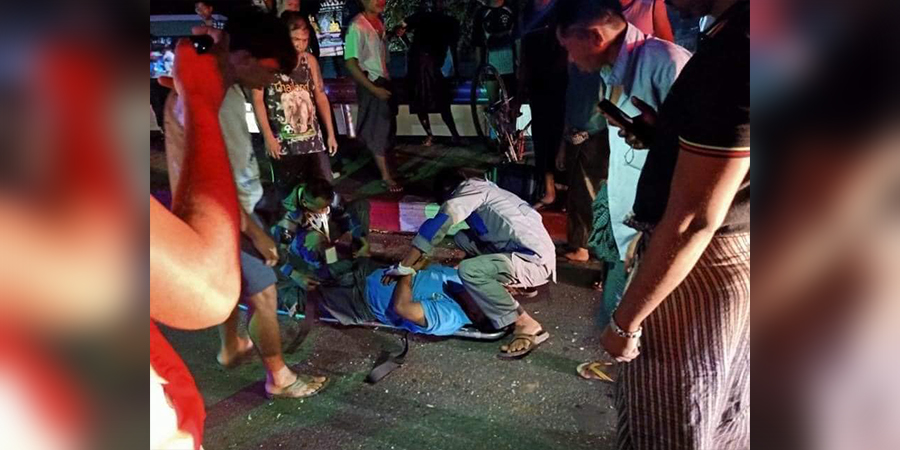 မင်္ဂလာတောင်ညွန့်တွင် ဆိုက်ကားကိုတိုက်သည့်ကား မောင်းပြေး၊ ဆိုက်ကားဆရာ သေဆုံး