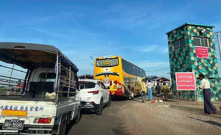 မြိတ်-ရန်ကုန်ခရီး စစ်ဆေးရေးဂိတ်များလာပြီး အချိန်ကုန်ငွေကုန်ကြေးကျများလာ