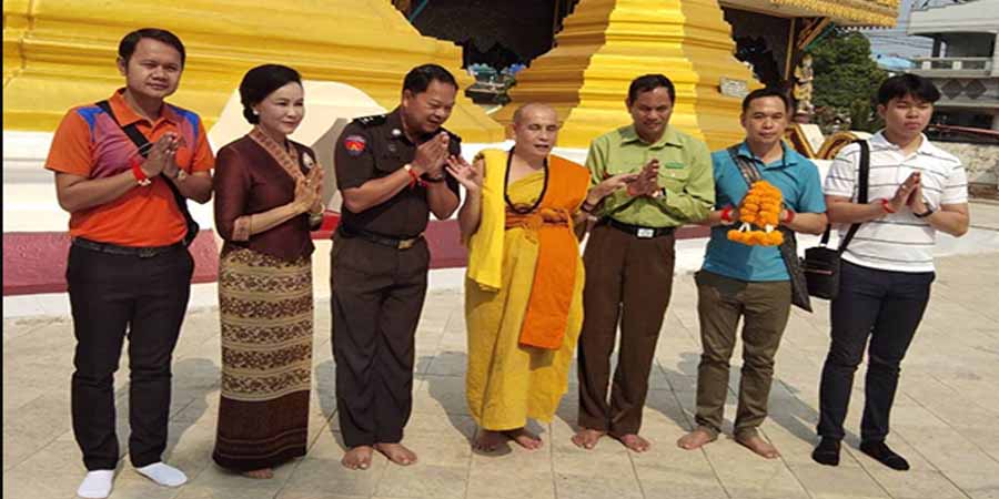 မိုင်းဖုန်းဆရာတော် ထိုင်းနိုင်ငံ မဲဆောက်မြို့ကို ကြွချီ (ဓာတ်ပုံ)