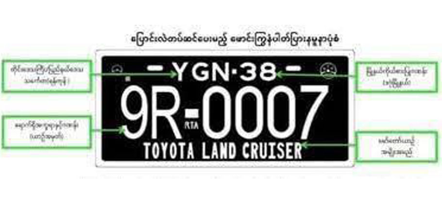 မြဝတီတွင် ဖောင်းကြွနံပါတ်ပြား မတပ်ဆင်သည့်ယာဉ်များကို စစ်ဆေးအရေးယူမည်