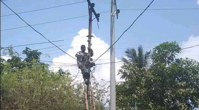 မြောင်းမြတွင် လျှပ်စစ်မီးကြိုးများခိုးယူခံရမှု ပိုများလာ