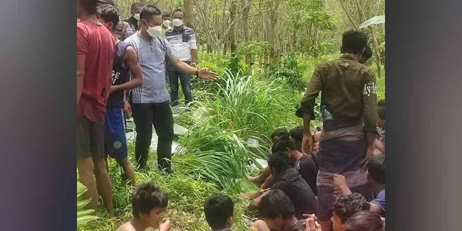 ထိုင်းနိုင်ငံက ရာဘာခြံထဲတွင်  မြန်မာနိုင်ငံသားများ ဖမ်းဆီးခံရ