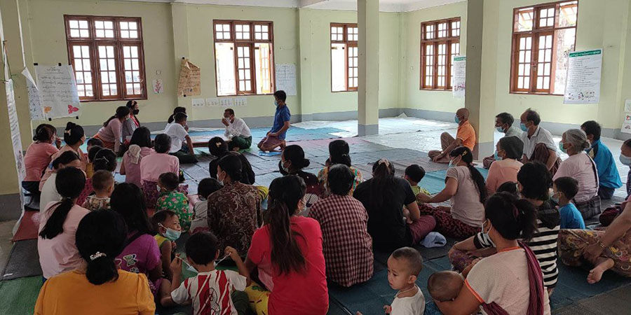 ညောင်ရွှေစစ်ရှောင်စခန်းမှ စစ်ဘေးရှောင်များကို စစ်ကောင်စီက ဖိအားပေးပြီး နေရပ်ပြန်ခိုင်း