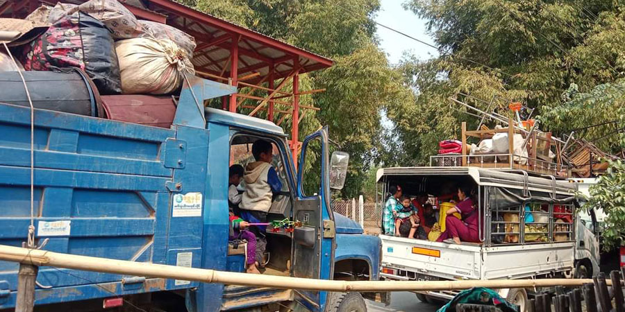 ဝိုင်းမော်ရှိ နေရပ်ပြန် စစ်ဘေးရှောင်များ သောက်သုံးရေနှင့် နေအိမ်အခက်အခဲဖြစ်နေ