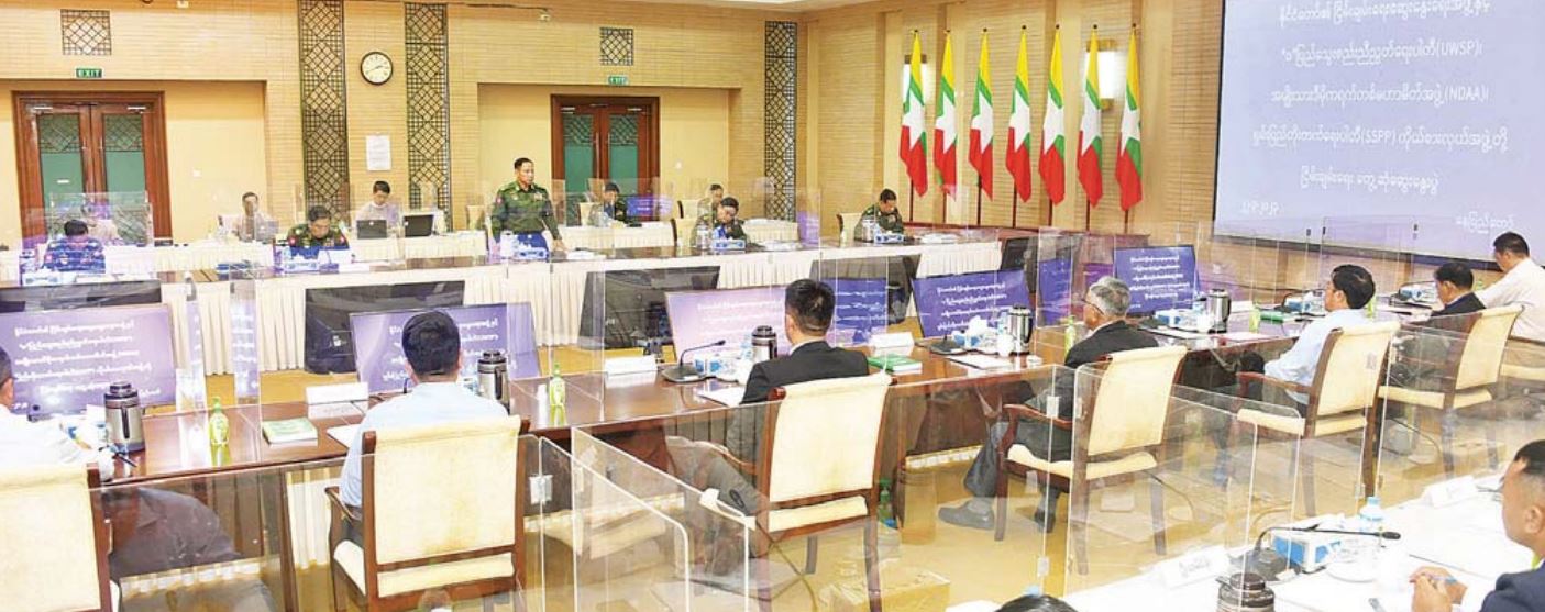 ‘ဝ’၊ ကိုးကန့်နှင့် ရှမ်းလက်နက်ကိုင်အဖွဲ့ ၃ ဖွဲ့ စစ်ကောင်စီနှင့်တွေ့ဆုံ ရွေးကောက်ပွဲကျင်းပရေး ဆွေးနွေး